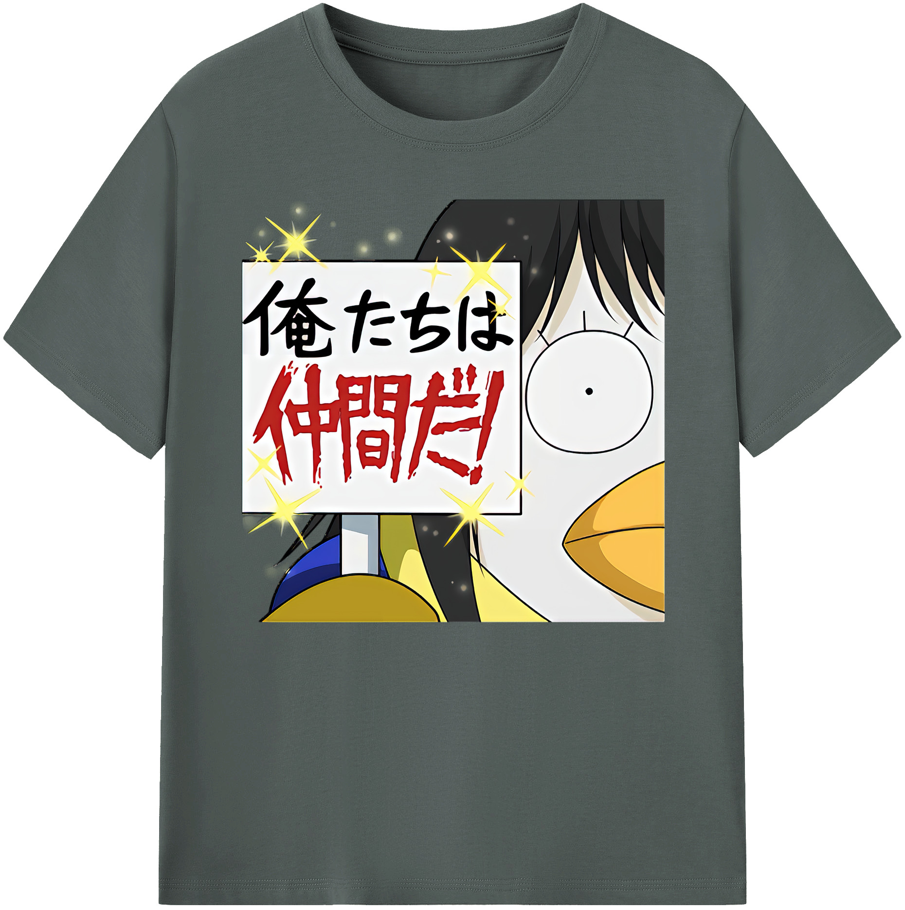 （画像用） ぎんたま 坂田銀時（さかたぎんとき） 神楽 志村新八（しむら しんぱち） GINTAMA Sakata Gintoki Kagura Shimura Shinpachi 綿100％ メンズ半袖Tシャツ｜肌触りやわらか＆通気性